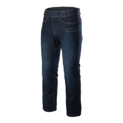 HELIKON Kalhoty SLIM riflové GREYMAN JEANS® DENIM MID DARK BLUE